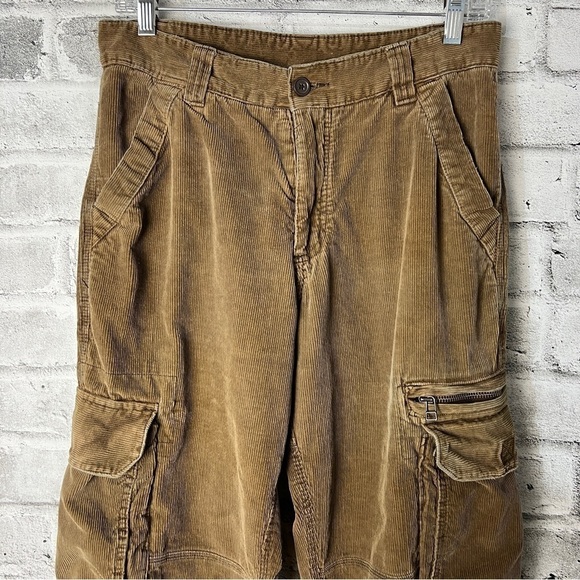 Y2K High Rise Relaxed Fit Cargo Corduroy Pants - Picture 3 of 8